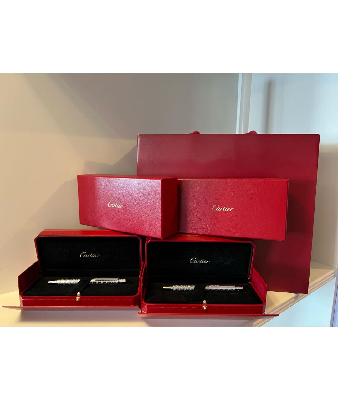 CARTIER Серебряная металлическая шариковая ручка, фото 6