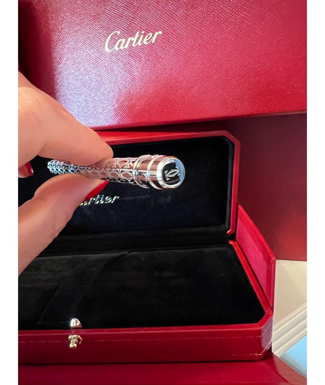 CARTIER Серебряная металлическая шариковая ручка, фото 4