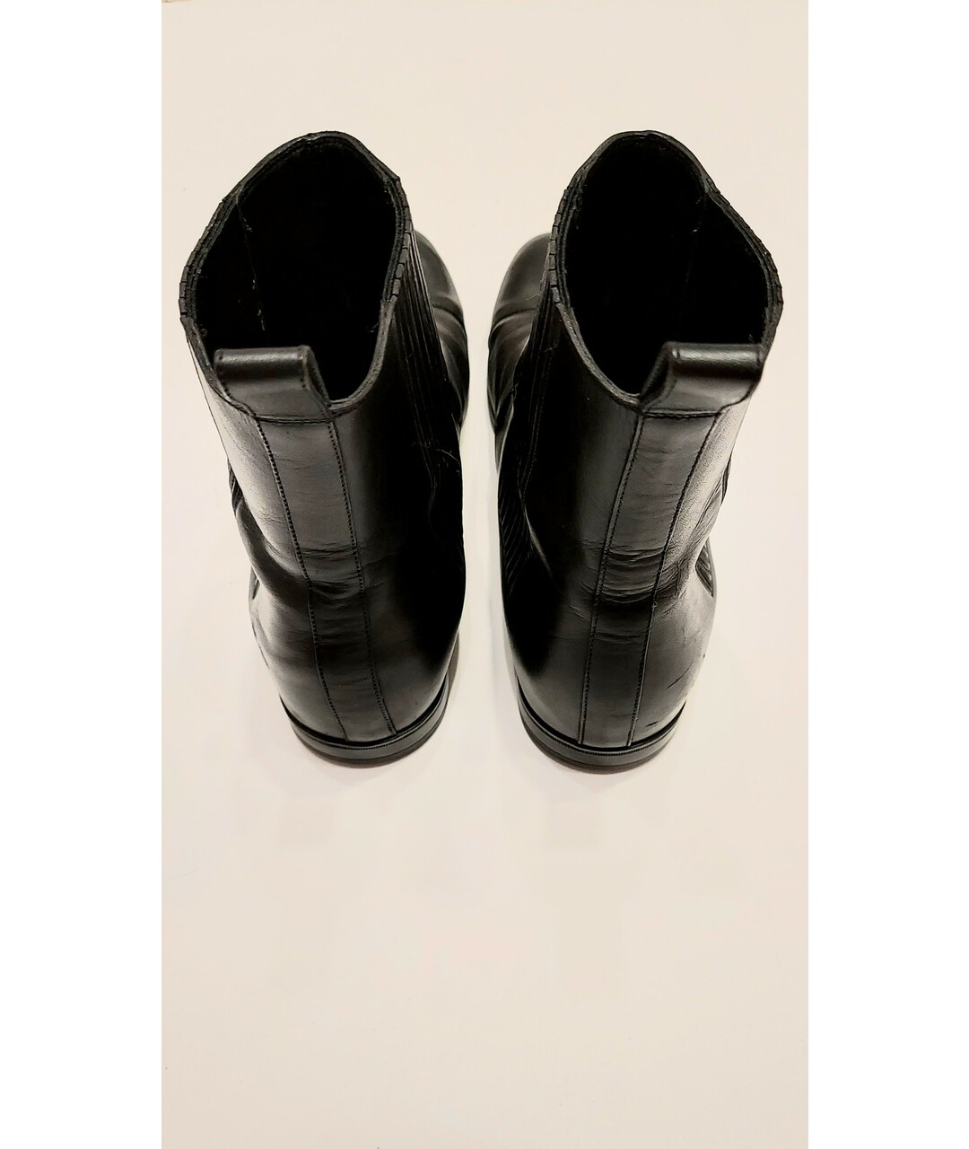GUCCI Черные кожаные высокие ботинки, фото 3