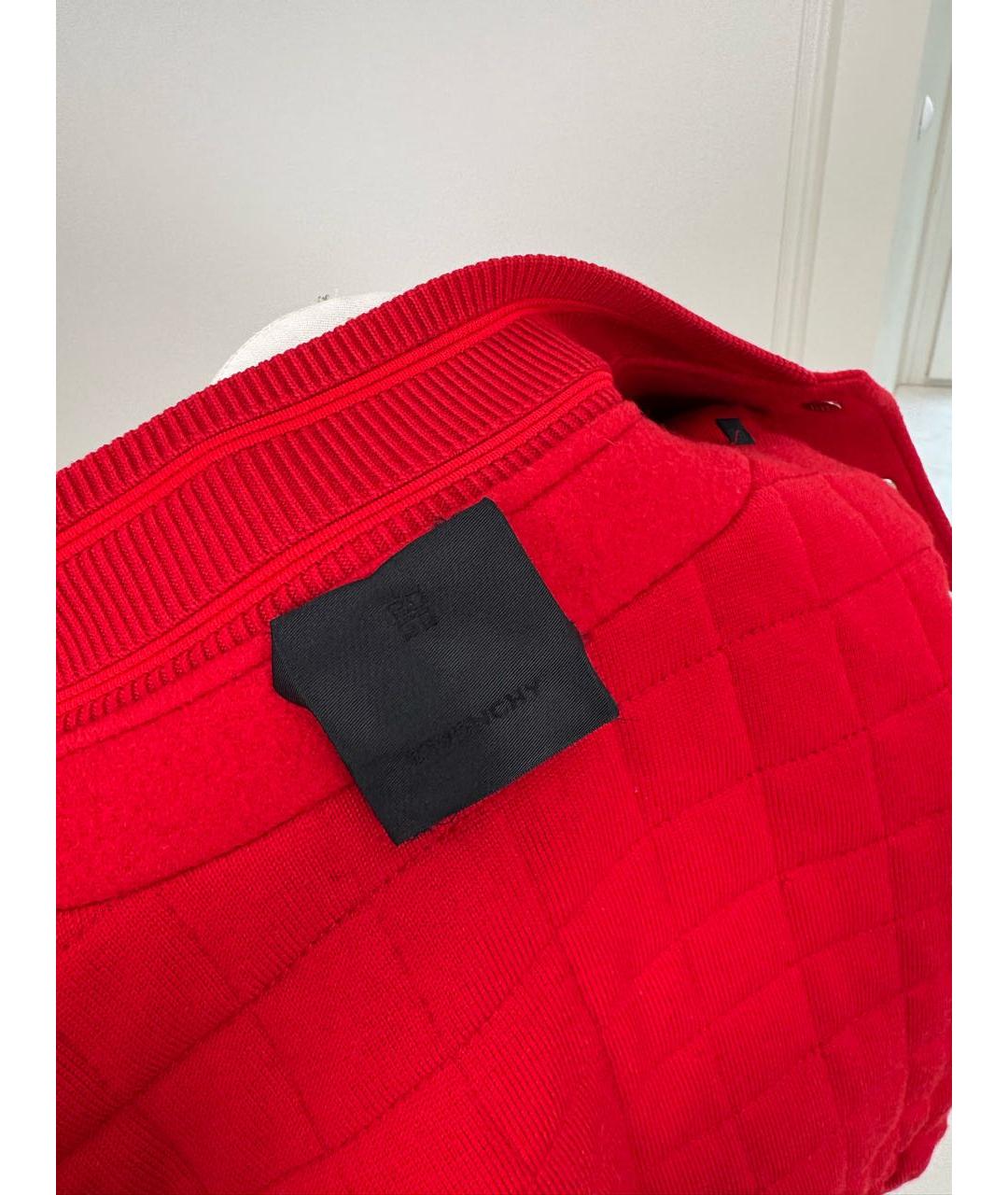 GIVENCHY Красная шерстяная куртка, фото 5