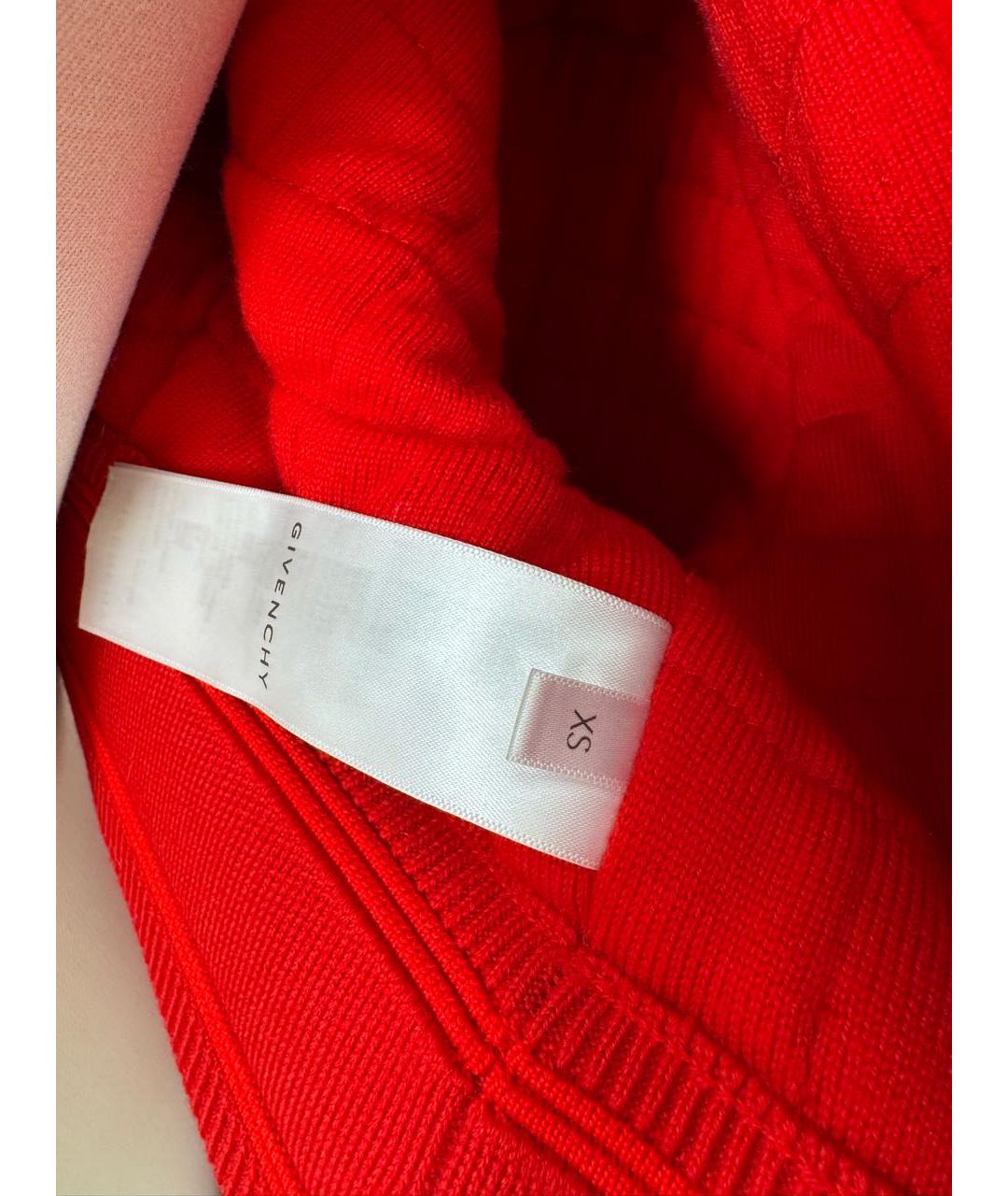 GIVENCHY Красная шерстяная куртка, фото 4