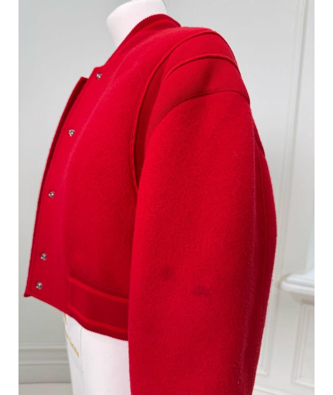 GIVENCHY Красная шерстяная куртка, фото 6