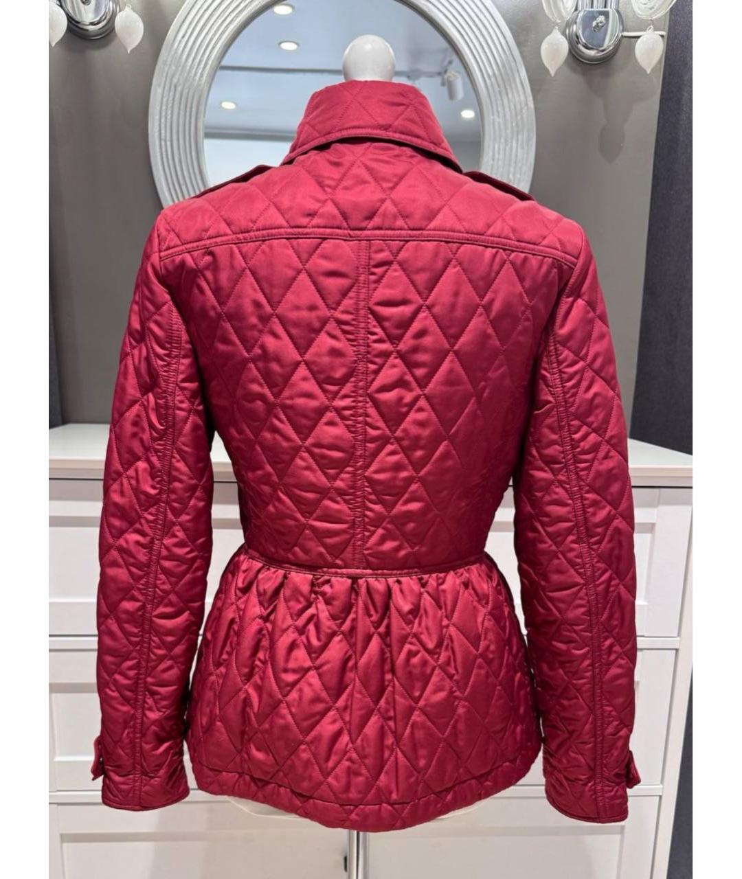 BURBERRY Бордовая куртка, фото 2