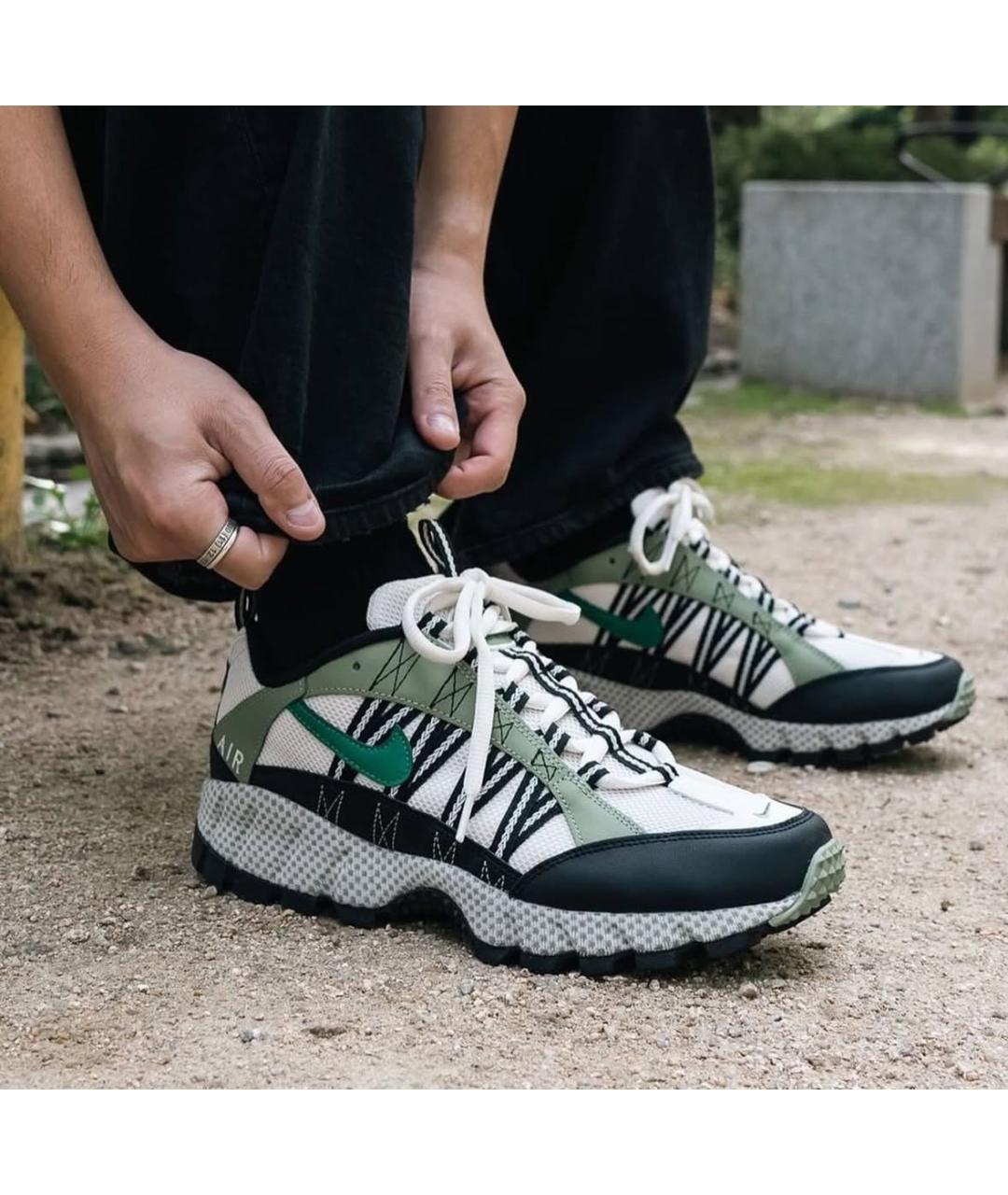 NIKE Зеленые низкие кроссовки / кеды, фото 6