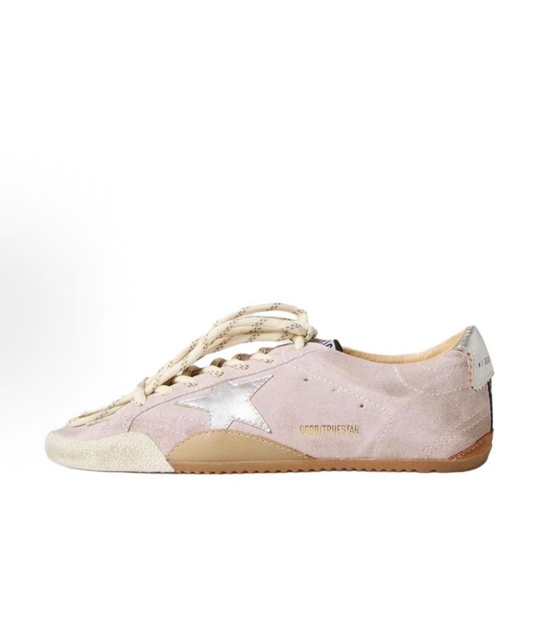 GOLDEN GOOSE DELUXE BRAND Розовые замшевые кеды, фото 7