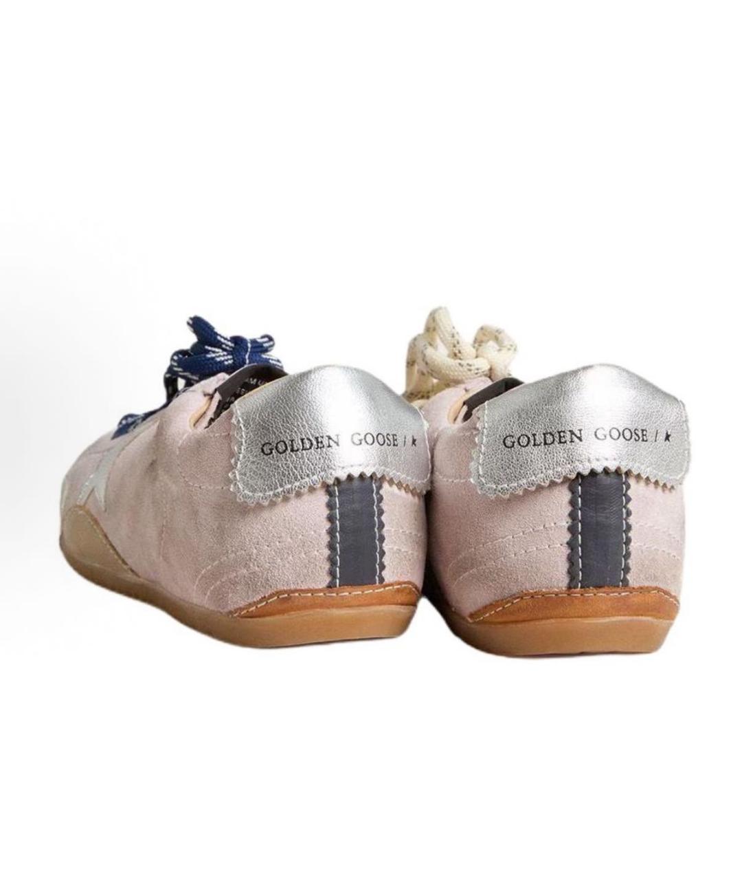 GOLDEN GOOSE DELUXE BRAND Розовые замшевые кеды, фото 3