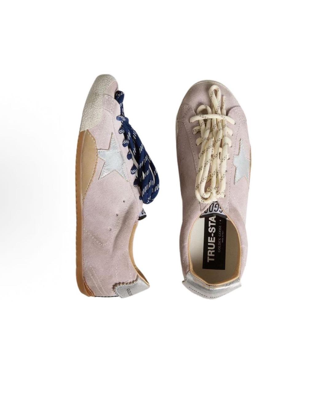 GOLDEN GOOSE DELUXE BRAND Розовые замшевые кеды, фото 2