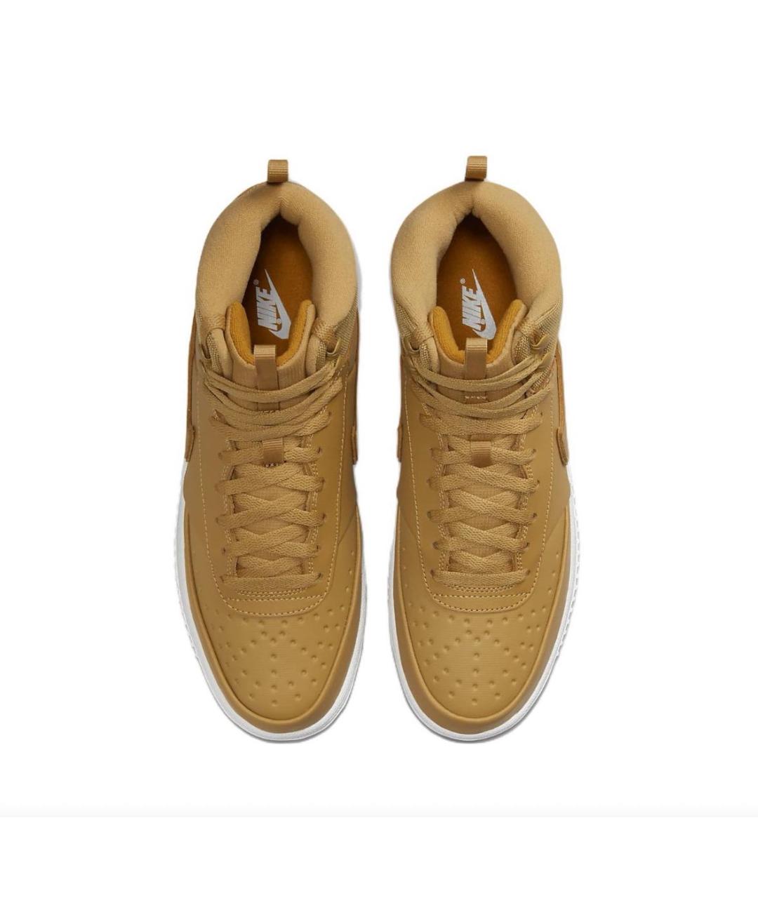 NIKE Горчичные высокие кроссовки / кеды, фото 3