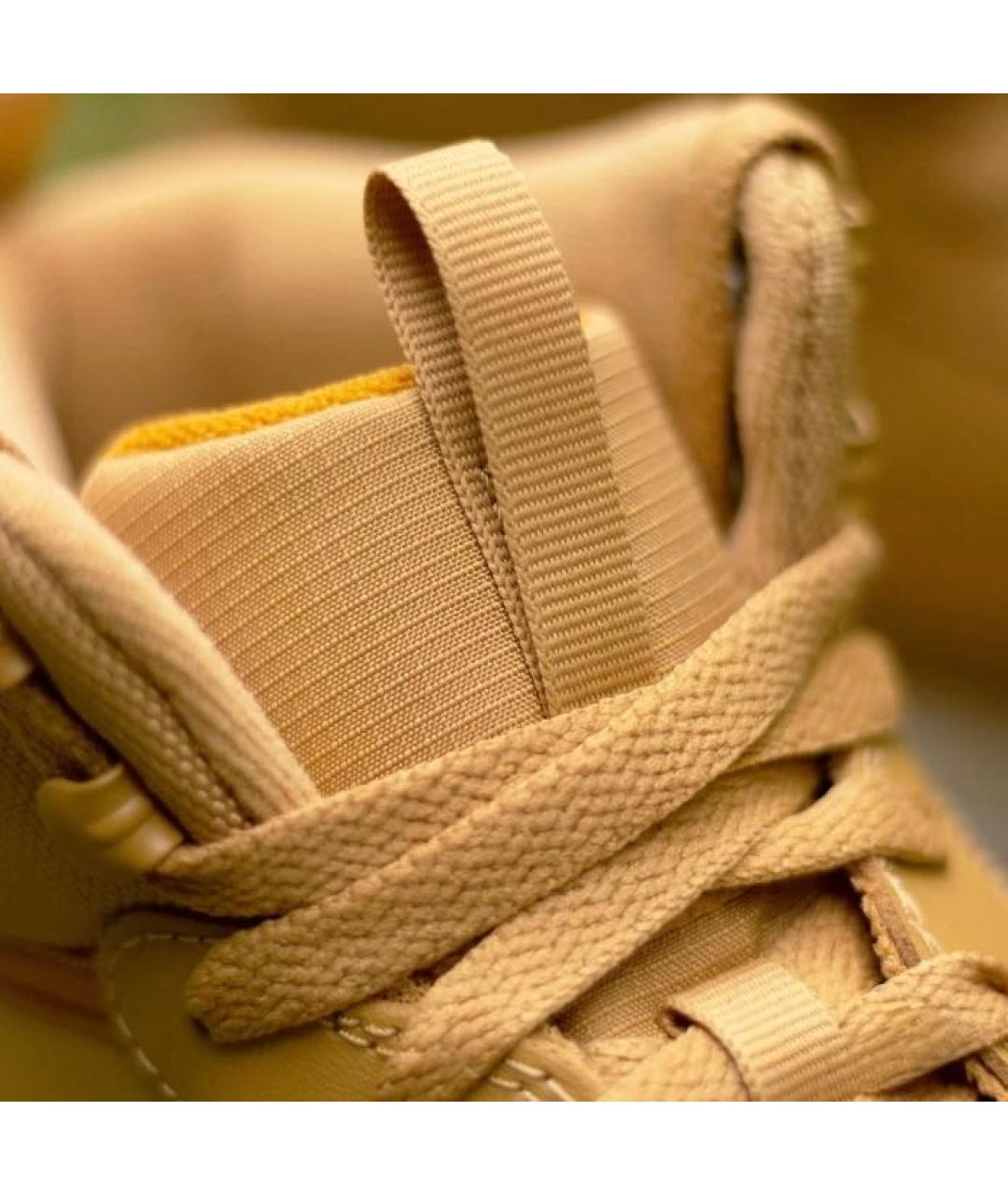 NIKE Горчичные высокие кроссовки / кеды, фото 8