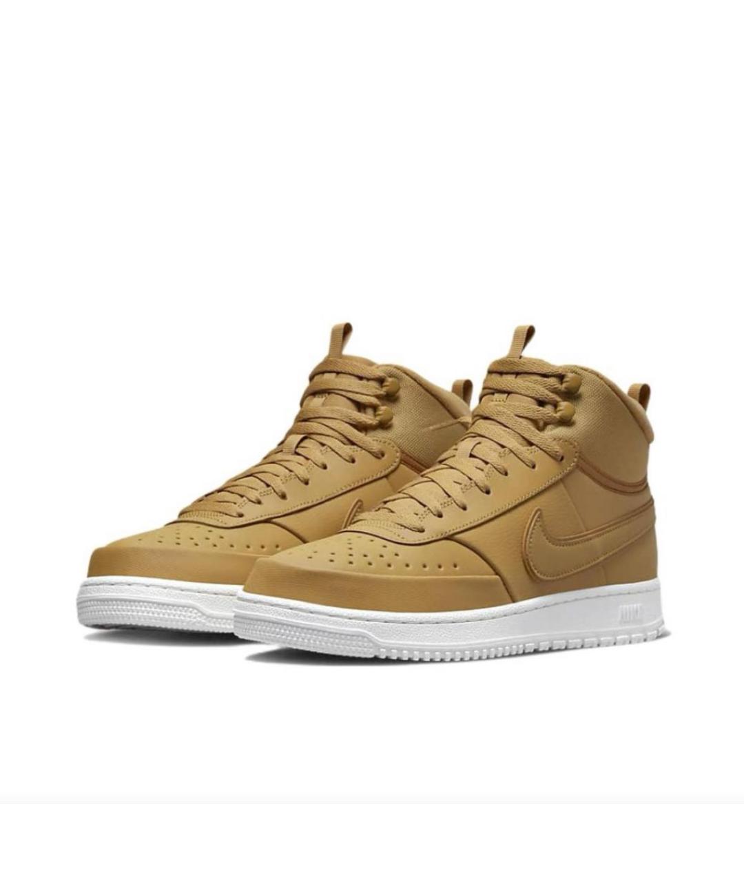 NIKE Горчичные высокие кроссовки / кеды, фото 2