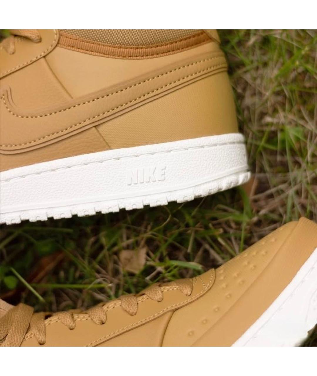 NIKE Горчичные высокие кроссовки / кеды, фото 7