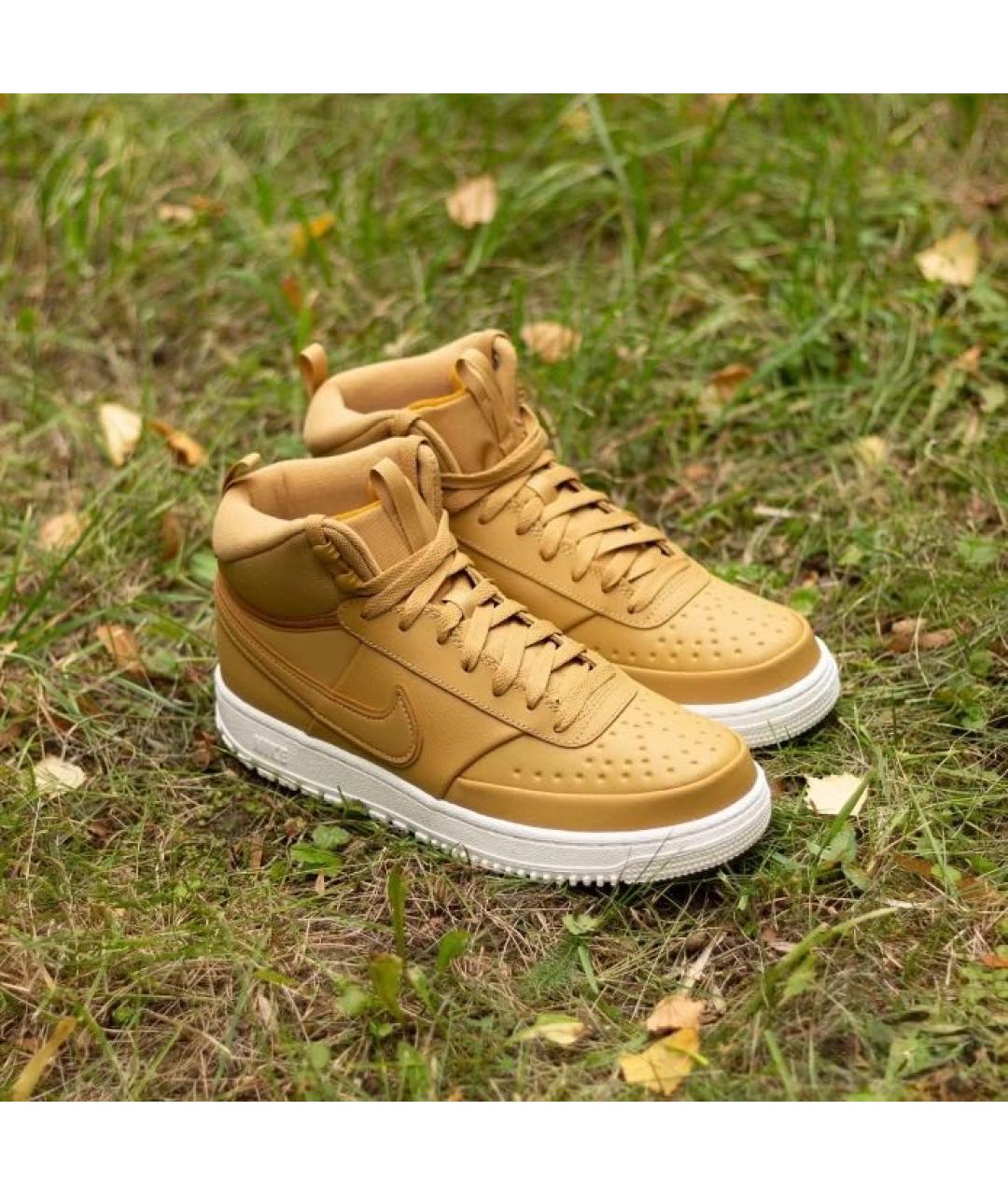 NIKE Горчичные высокие кроссовки / кеды, фото 6
