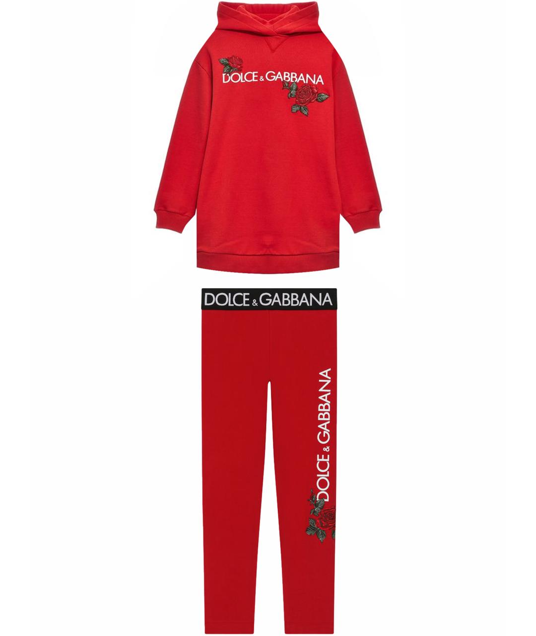 DOLCE&GABBANA Красный комплект, фото 1