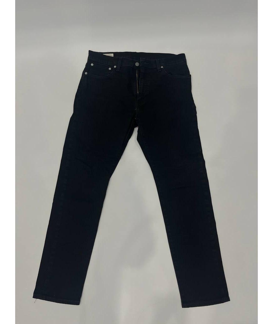 LEVI'S Черные хлопко-полиэстеровые джинсы скинни, фото 4