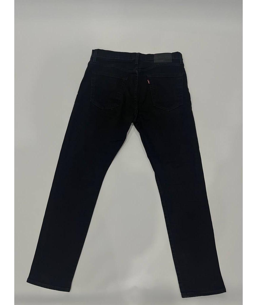 LEVI'S Черные хлопко-полиэстеровые джинсы скинни, фото 1