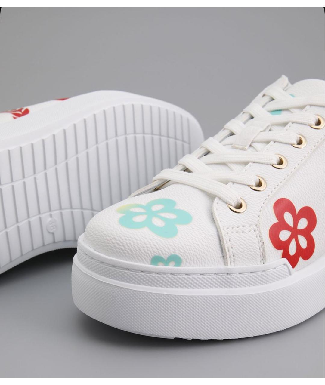 POLLINI Белые кеды, фото 3
