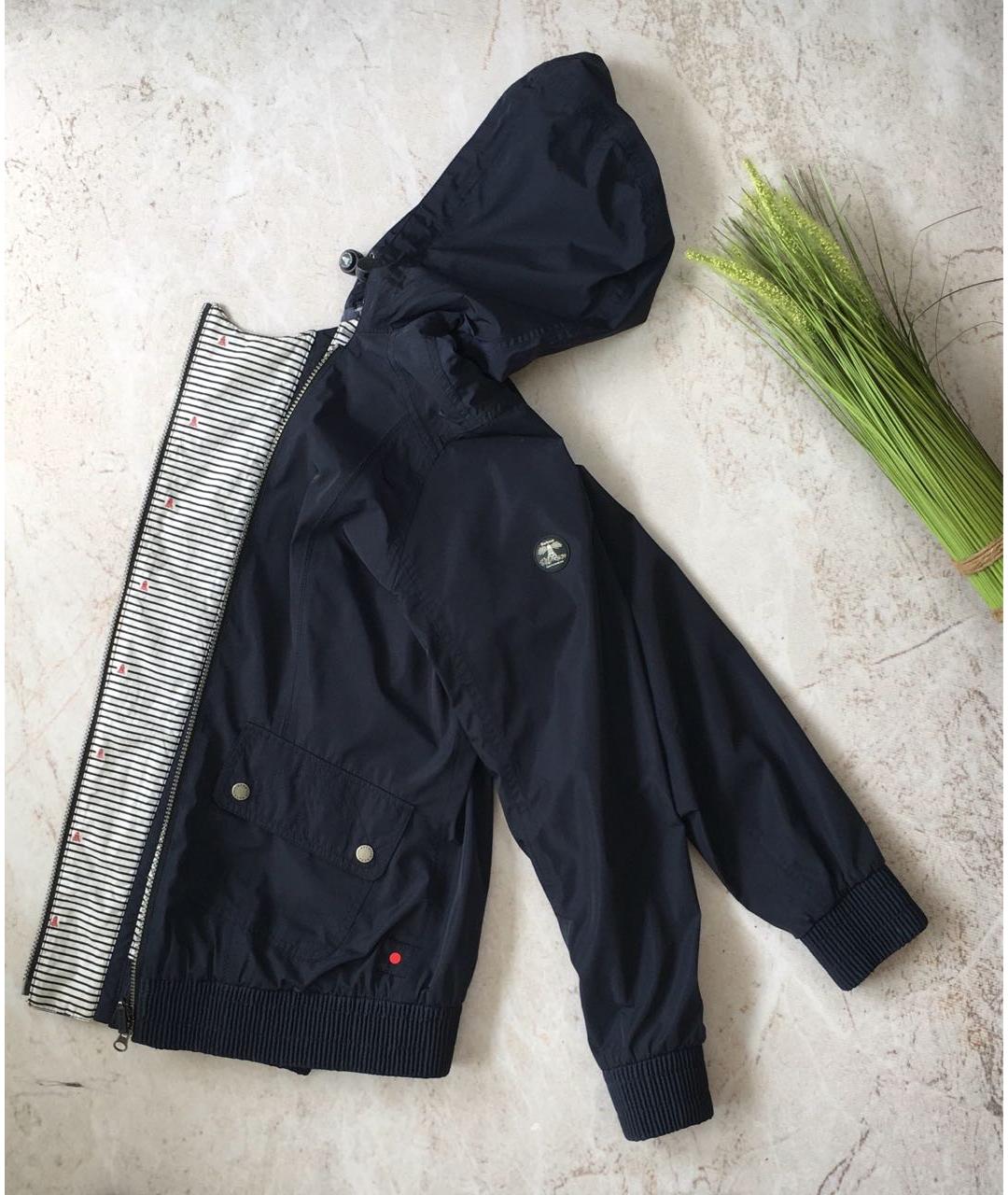 BARBOUR Темно-синяя полиэстеровая куртка, фото 4