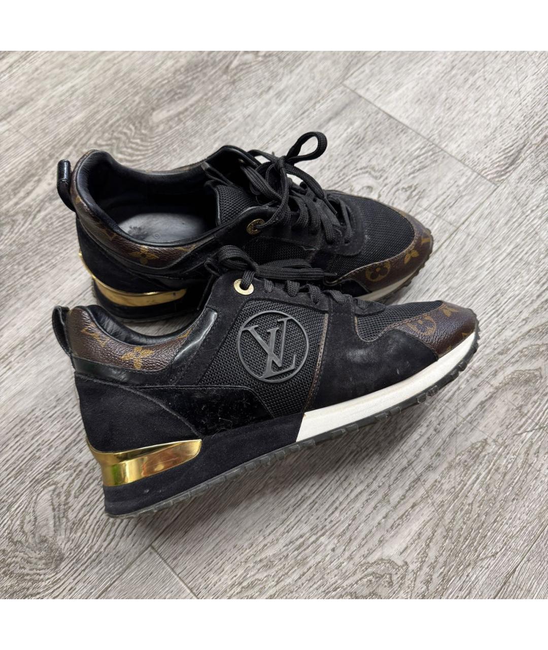 LOUIS VUITTON Черные кроссовки, фото 8