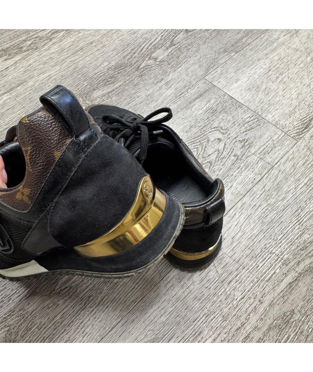 LOUIS VUITTON Черные кроссовки, фото 7