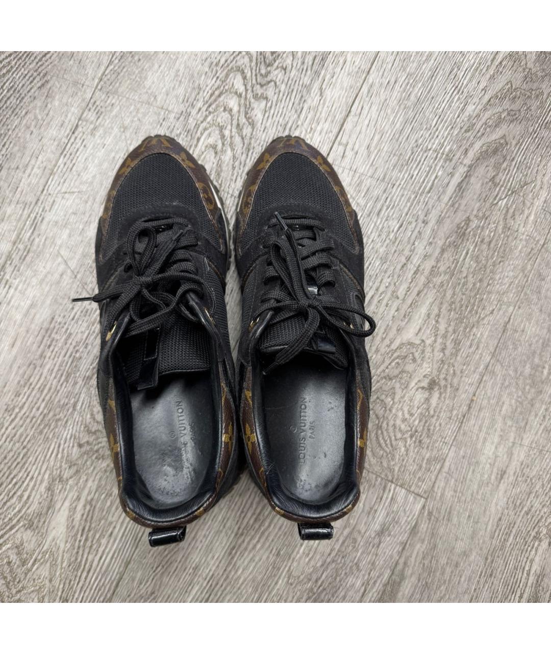 LOUIS VUITTON Черные кроссовки, фото 4