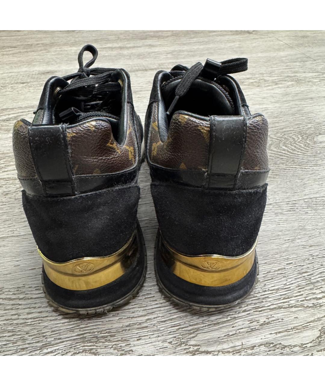 LOUIS VUITTON Черные кроссовки, фото 6