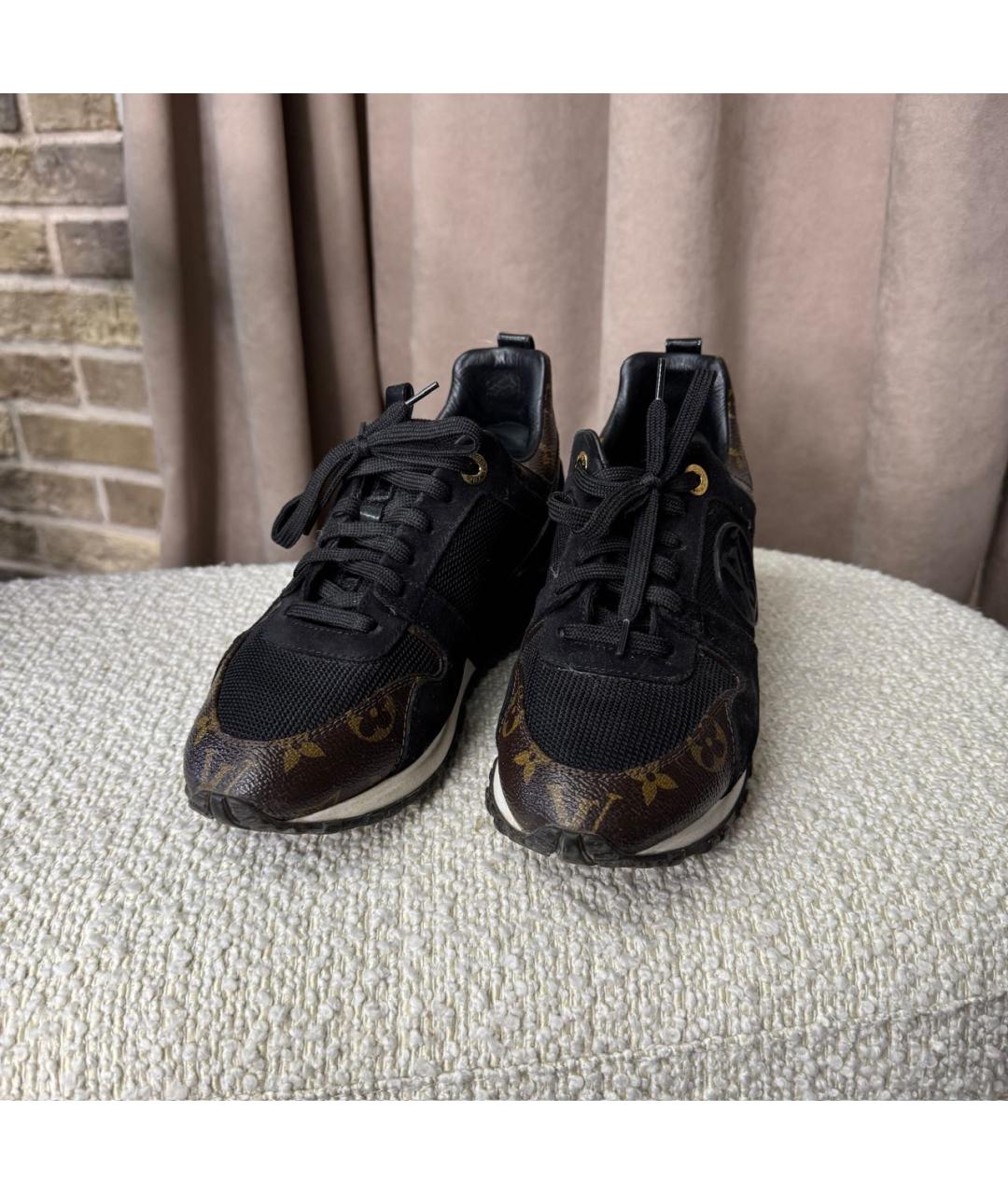 LOUIS VUITTON Черные кроссовки, фото 3
