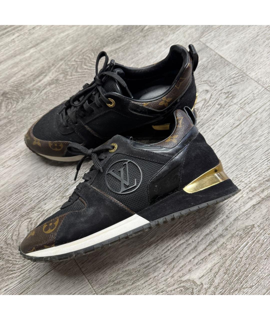 LOUIS VUITTON Черные кроссовки, фото 9