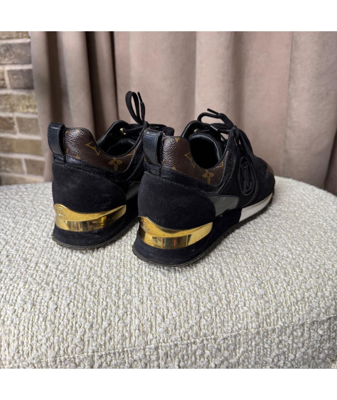 LOUIS VUITTON Черные кроссовки, фото 5