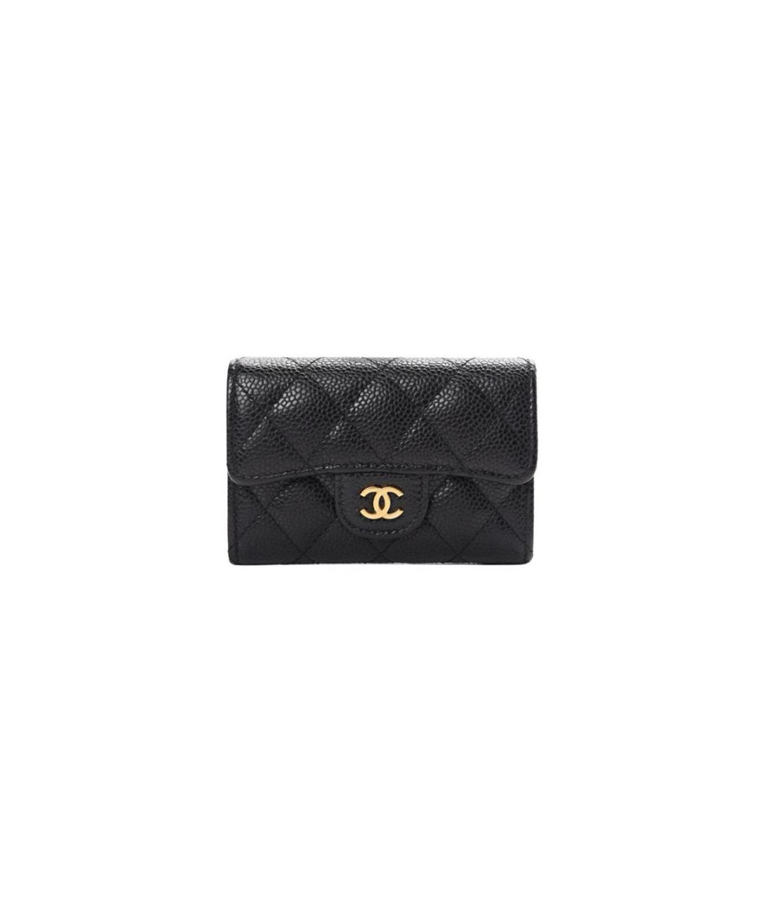 CHANEL Черный кошелек, фото 1