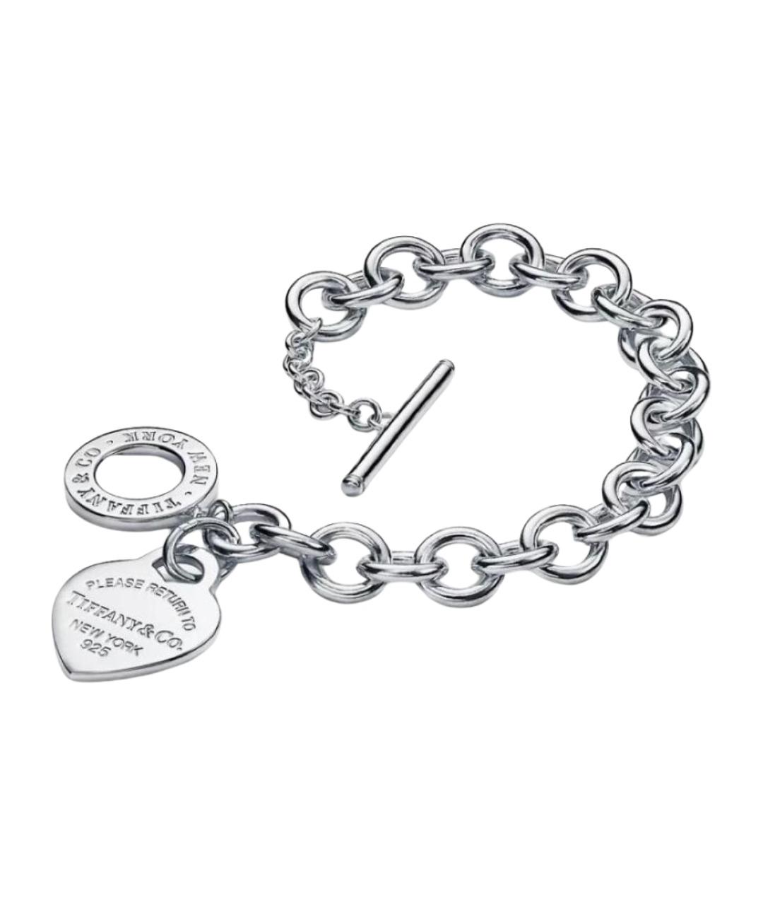 TIFFANY&CO Серебрянный серебряный браслет, фото 6