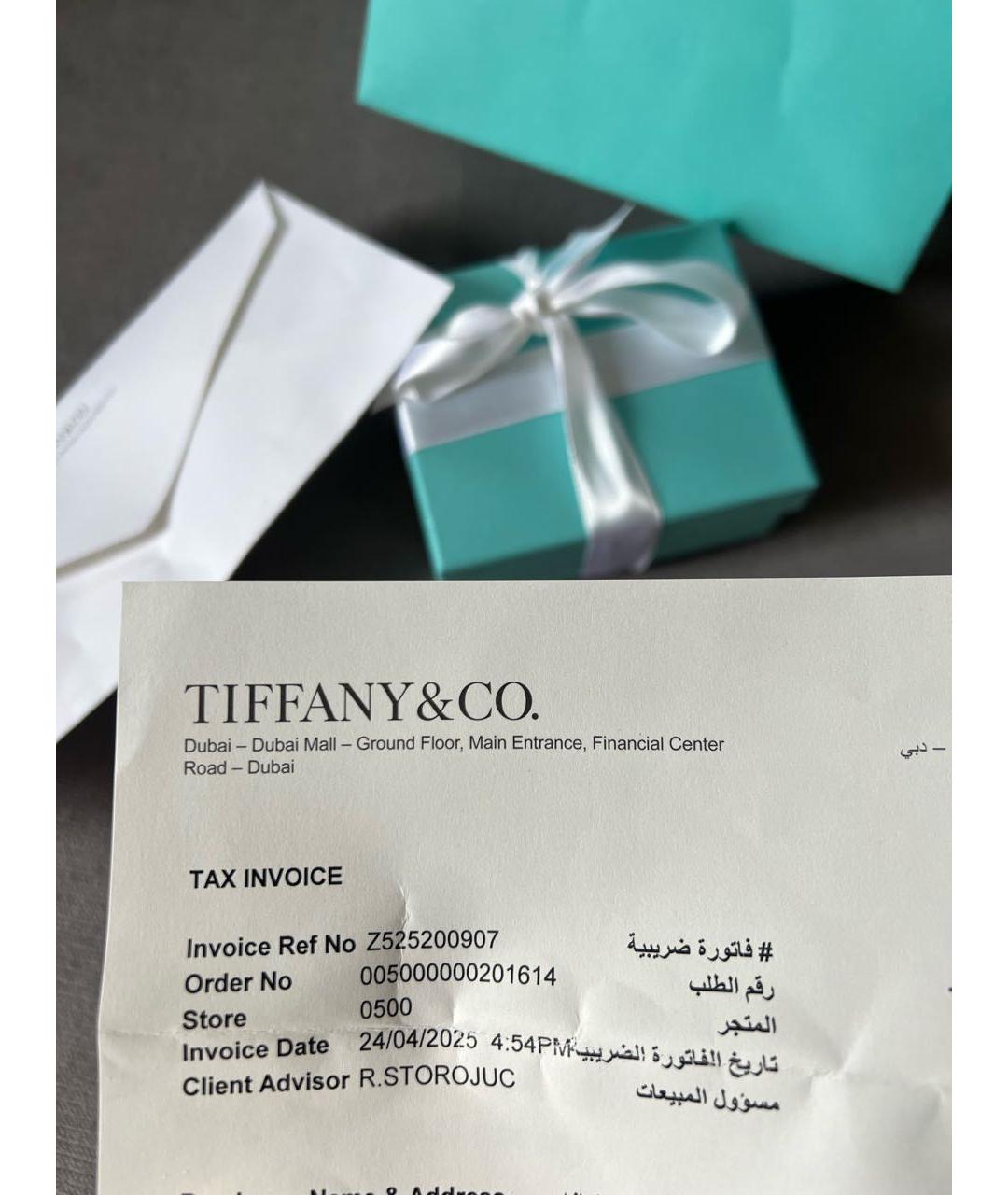 TIFFANY&CO Серебрянный серебряный браслет, фото 4