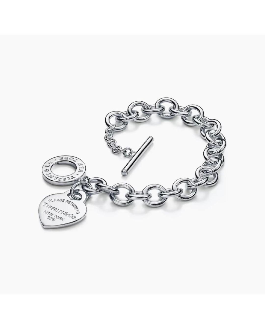 TIFFANY&CO Серебрянный серебряный браслет, фото 2