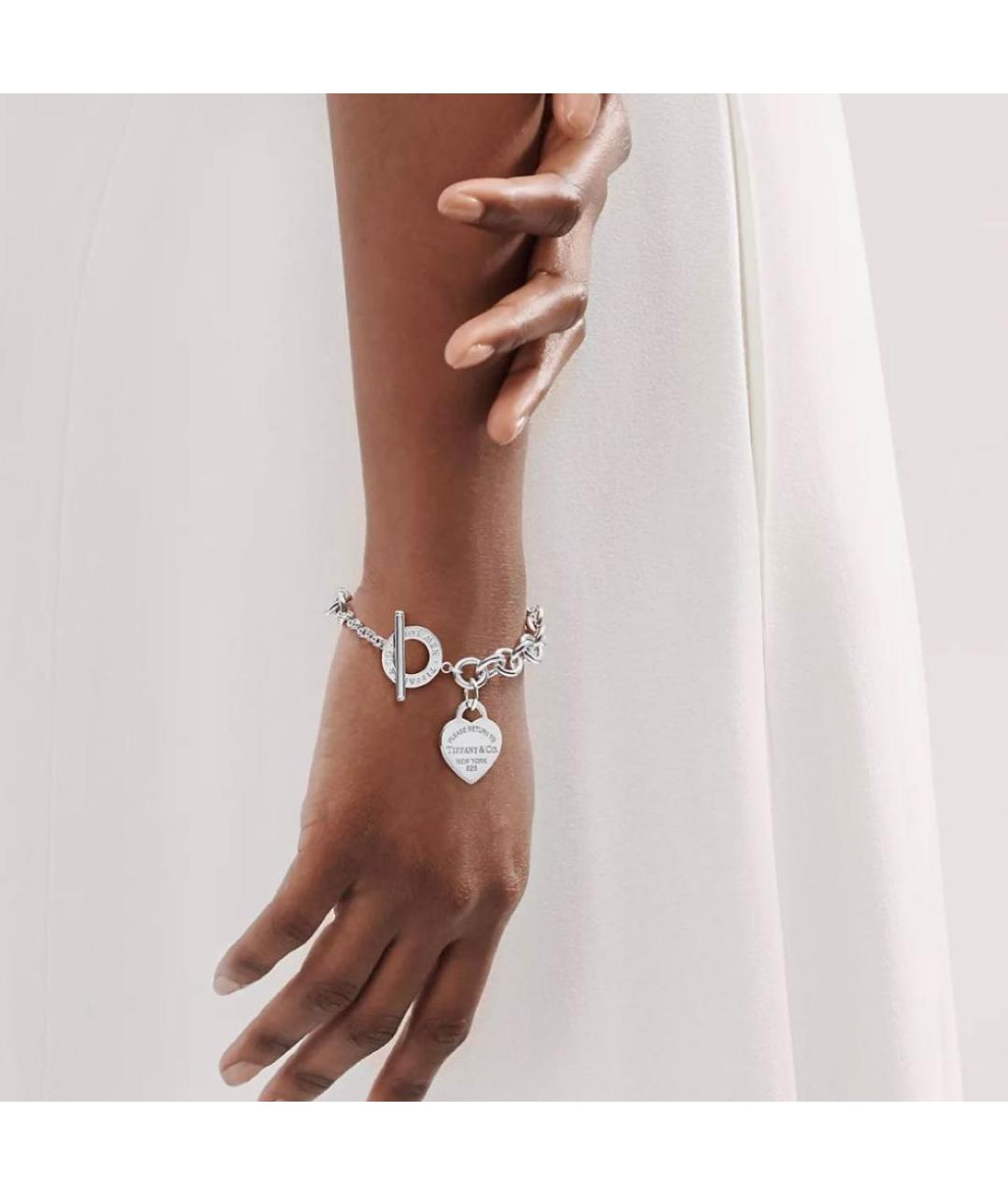 TIFFANY&CO Серебрянный серебряный браслет, фото 5