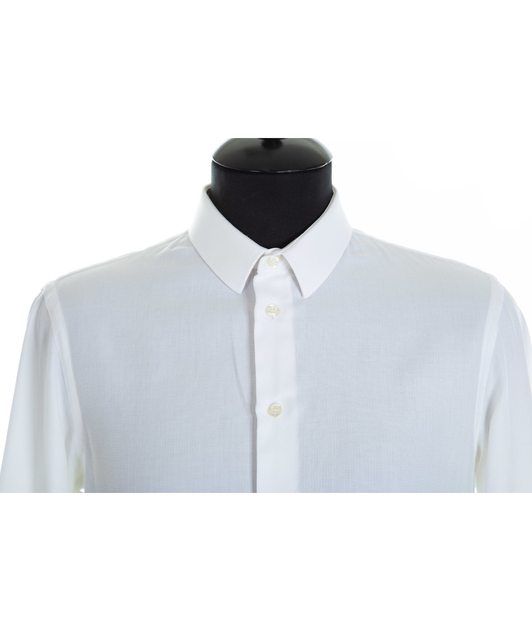 EMPORIO ARMANI Белая хлопковая классическая рубашка, фото 3