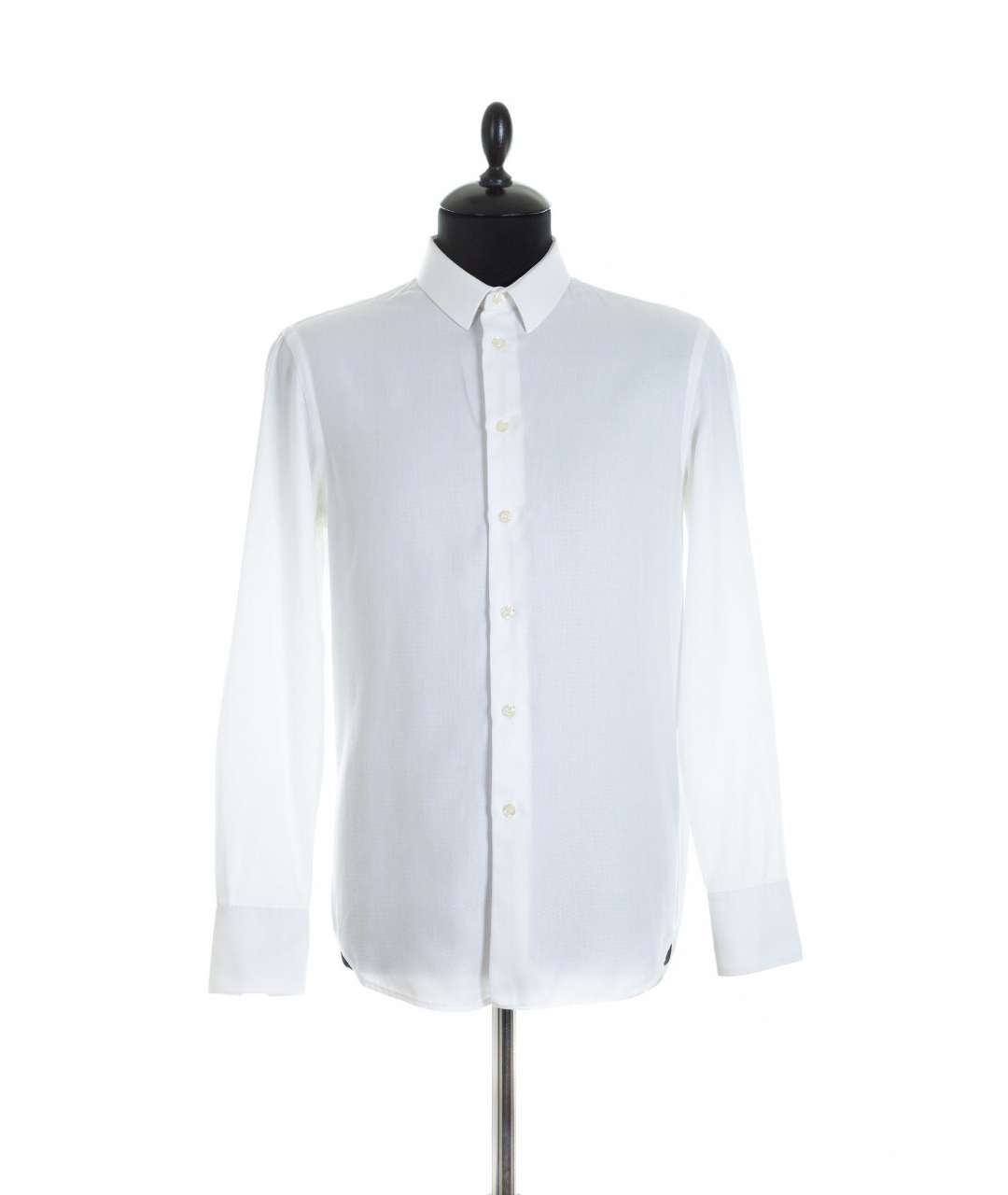 EMPORIO ARMANI Белая хлопковая классическая рубашка, фото 6