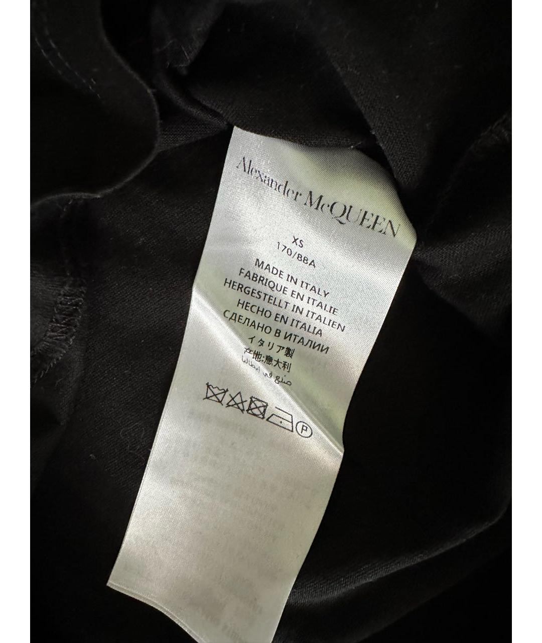 ALEXANDER MCQUEEN Черная футболка, фото 3