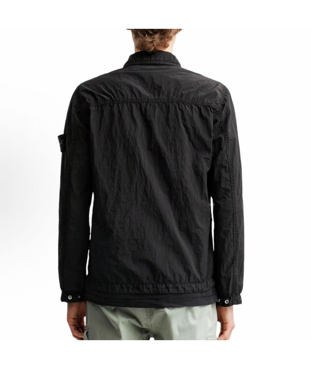 STONE ISLAND Черная куртка, фото 4