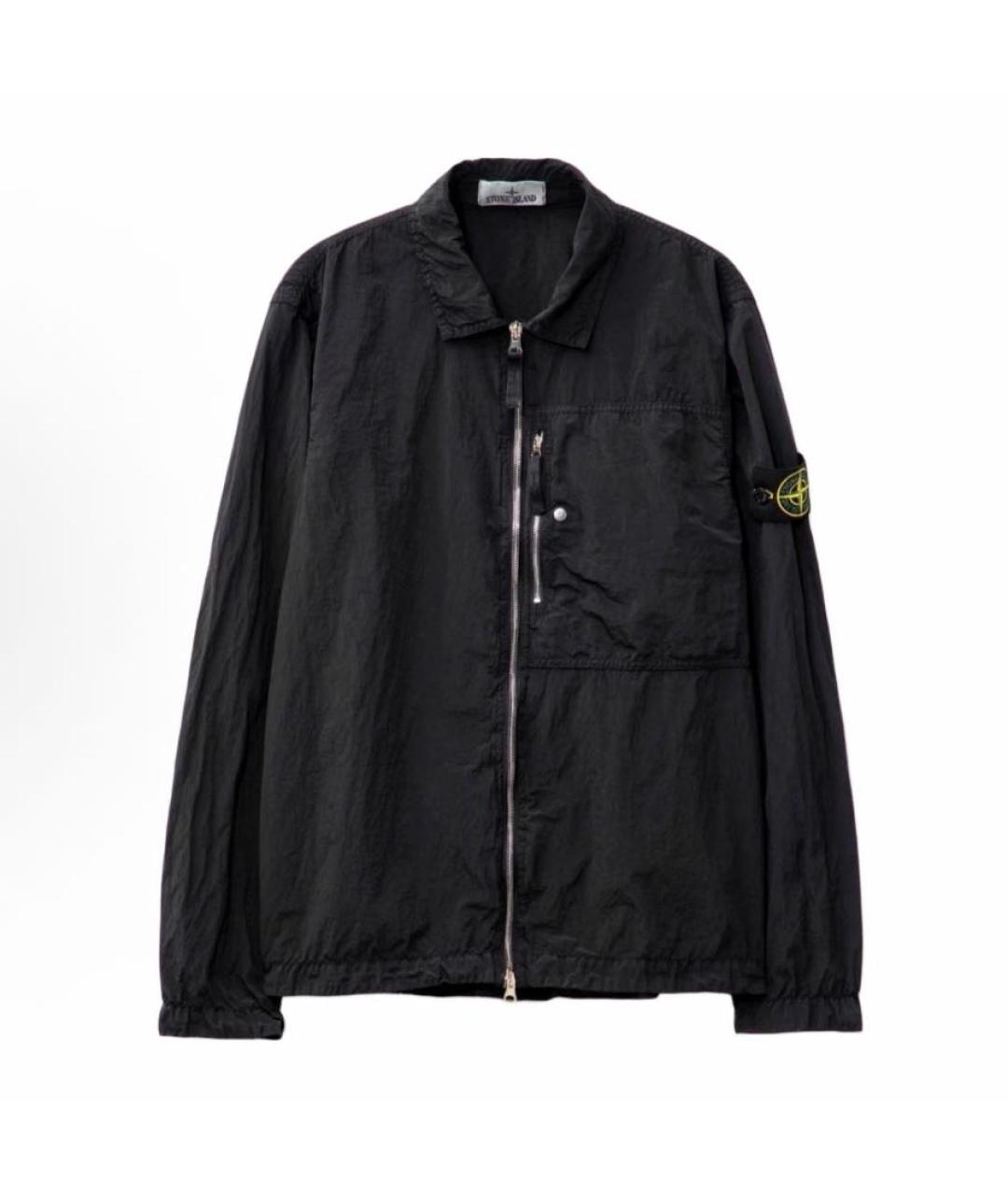 STONE ISLAND Черная куртка, фото 5