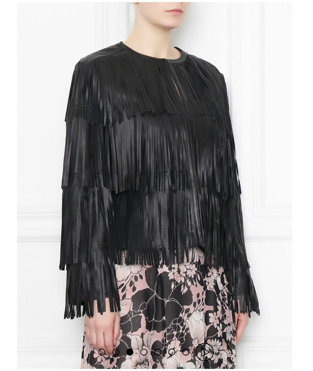 MAX MARA Черная кожаная куртка, фото 7