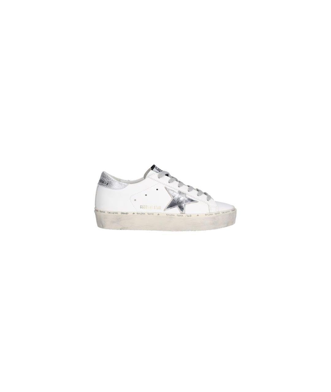 GOLDEN GOOSE DELUXE BRAND Белые кожаные кеды, фото 1