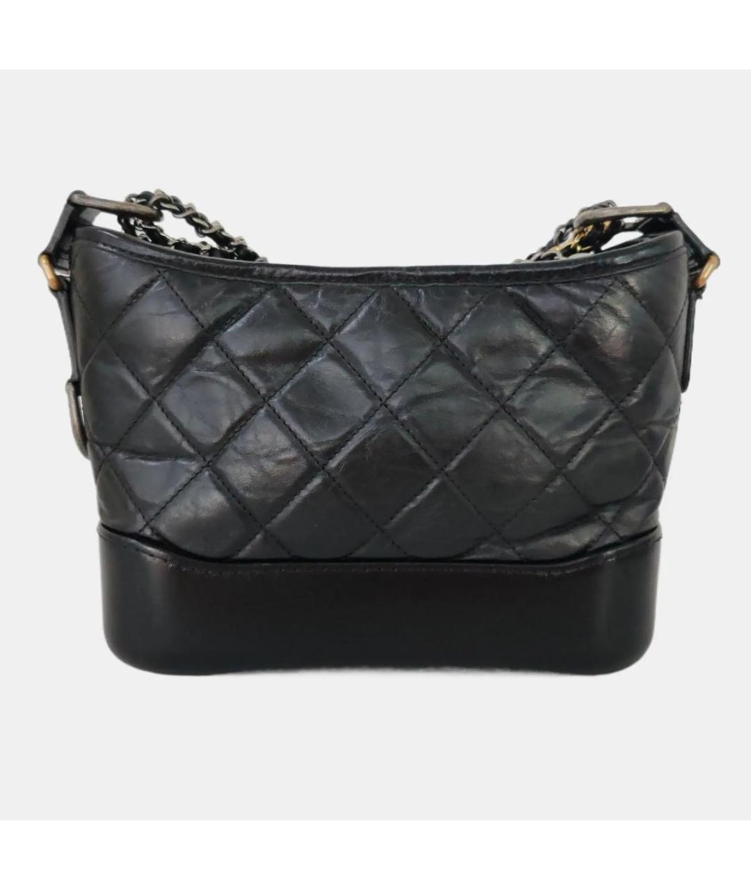 CHANEL Черная кожаная сумка тоут, фото 4