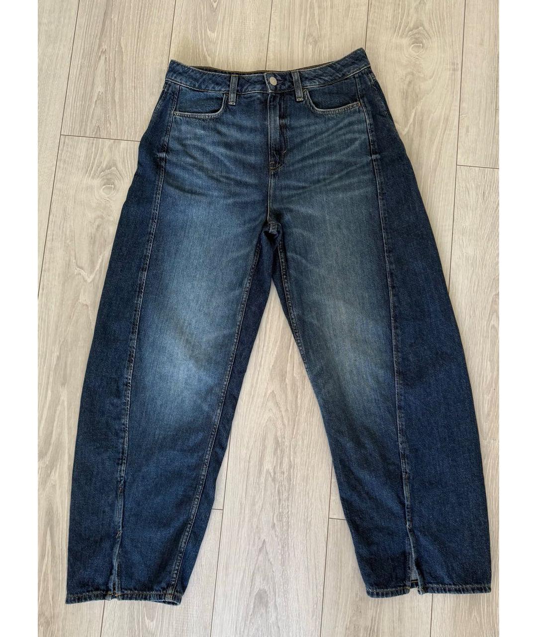 HUGO BOSS Синие хлопковые прямые джинсы, фото 7