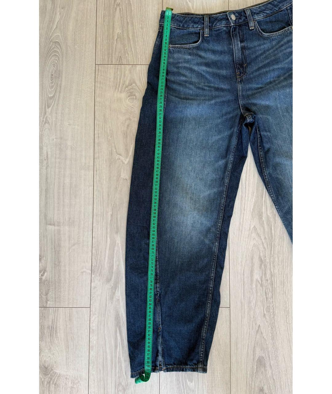 HUGO BOSS Синие хлопковые прямые джинсы, фото 5