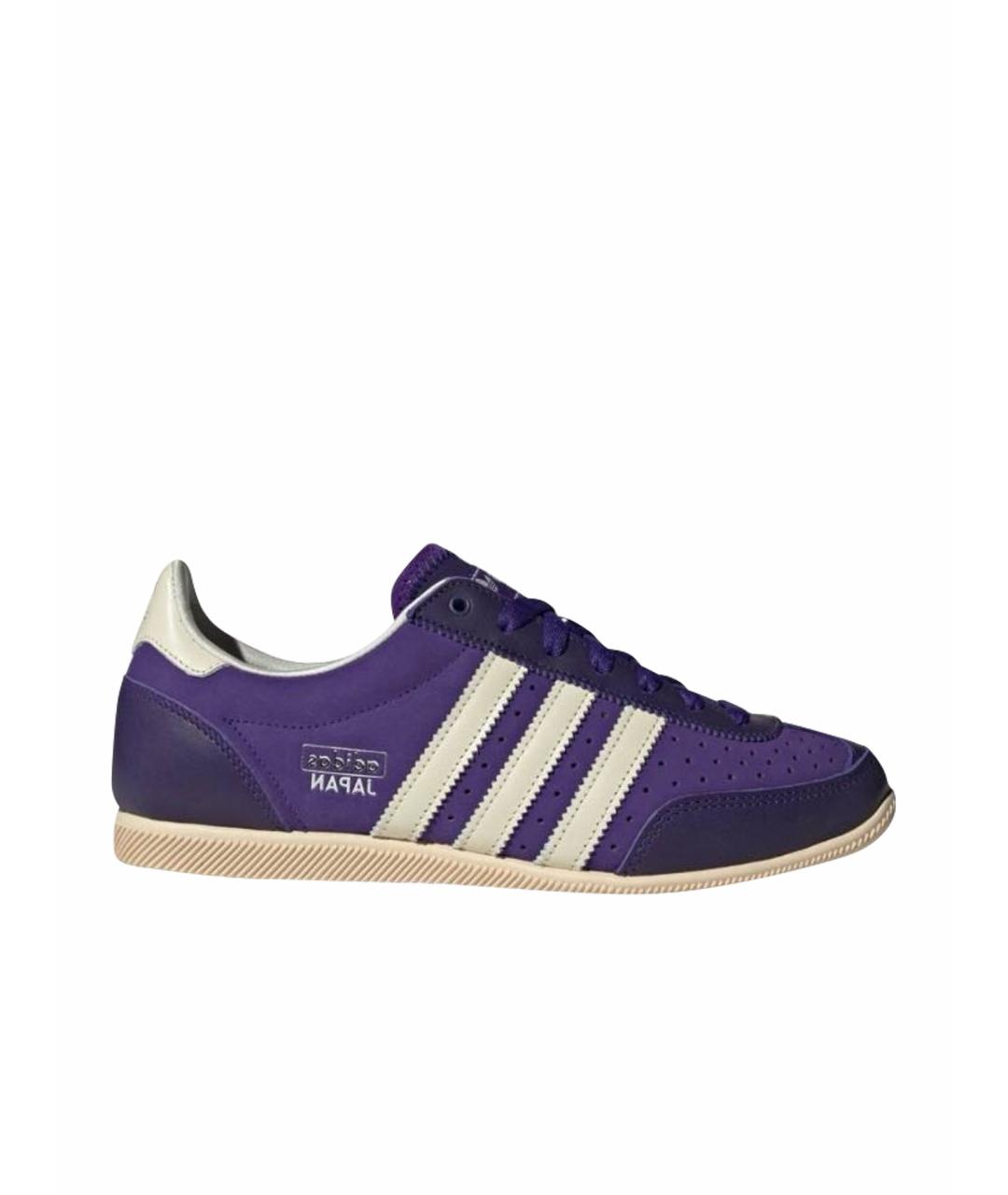 ADIDAS Фиолетовые замшевые кроссовки, фото 1