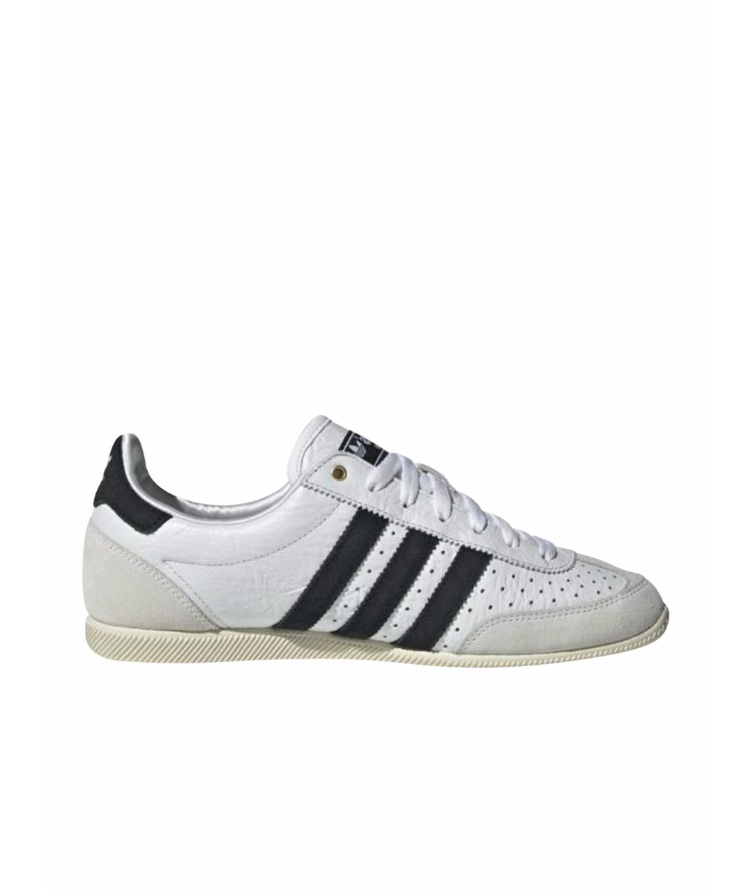 ADIDAS Белые кожаные кроссовки, фото 1