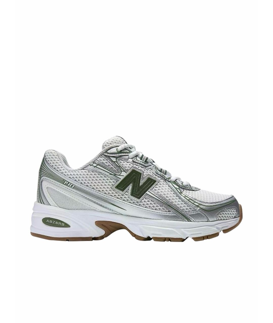 NEW BALANCE Серые текстильные низкие кроссовки / кеды, фото 1