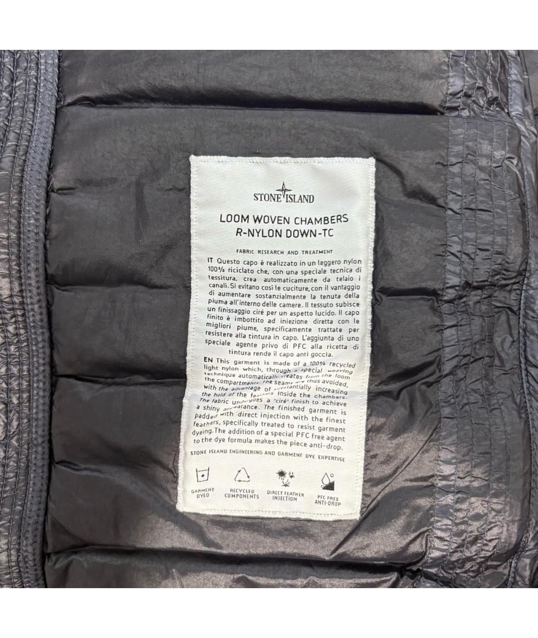 STONE ISLAND Черная куртка, фото 7