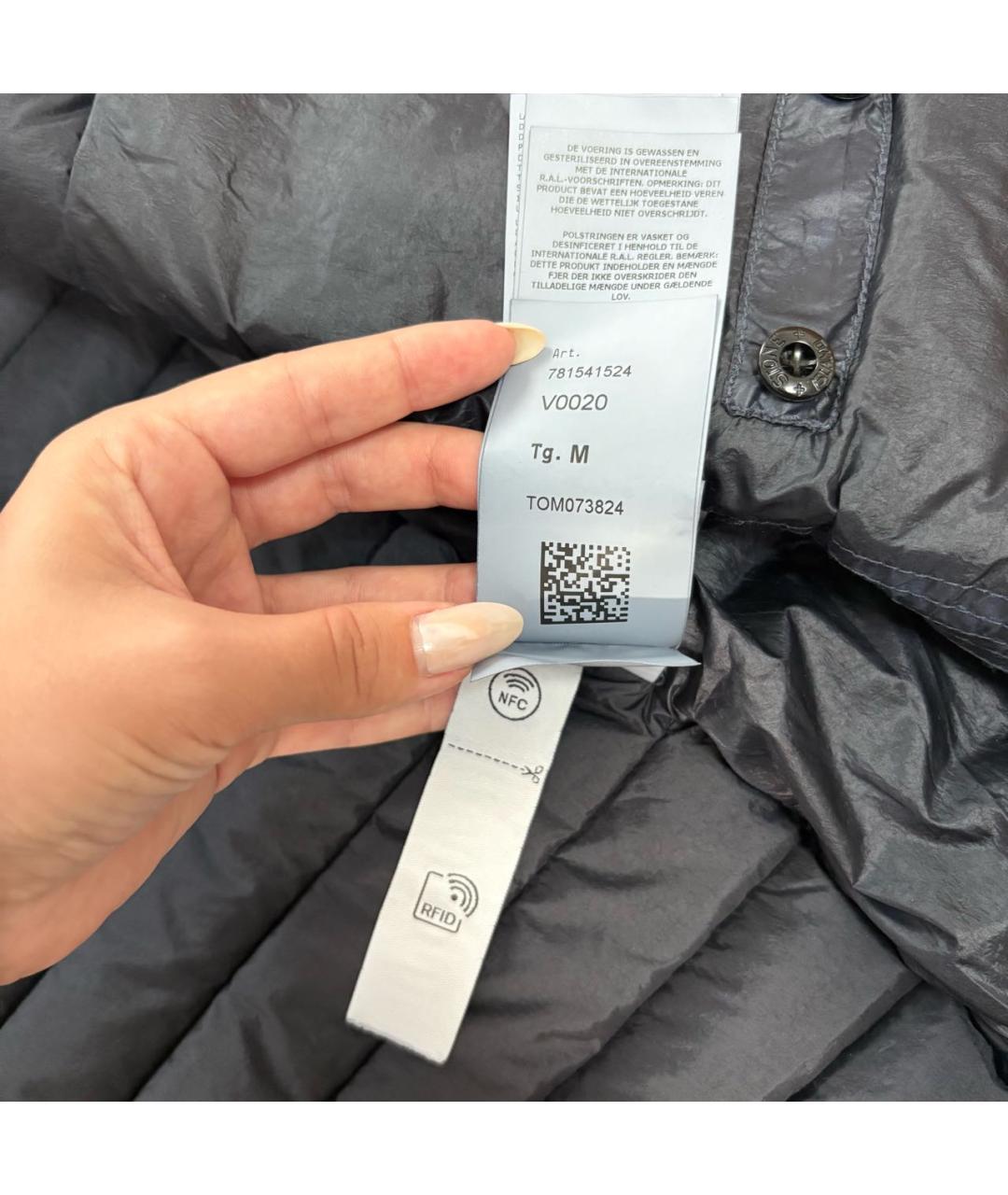 STONE ISLAND Черная куртка, фото 5
