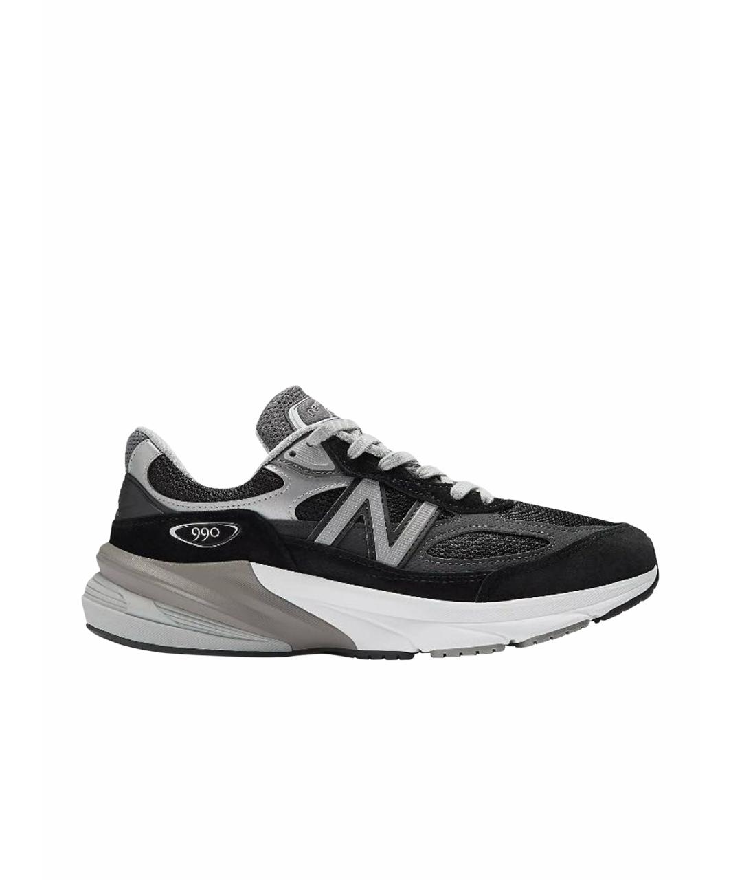 NEW BALANCE Черные текстильные низкие кроссовки / кеды, фото 1
