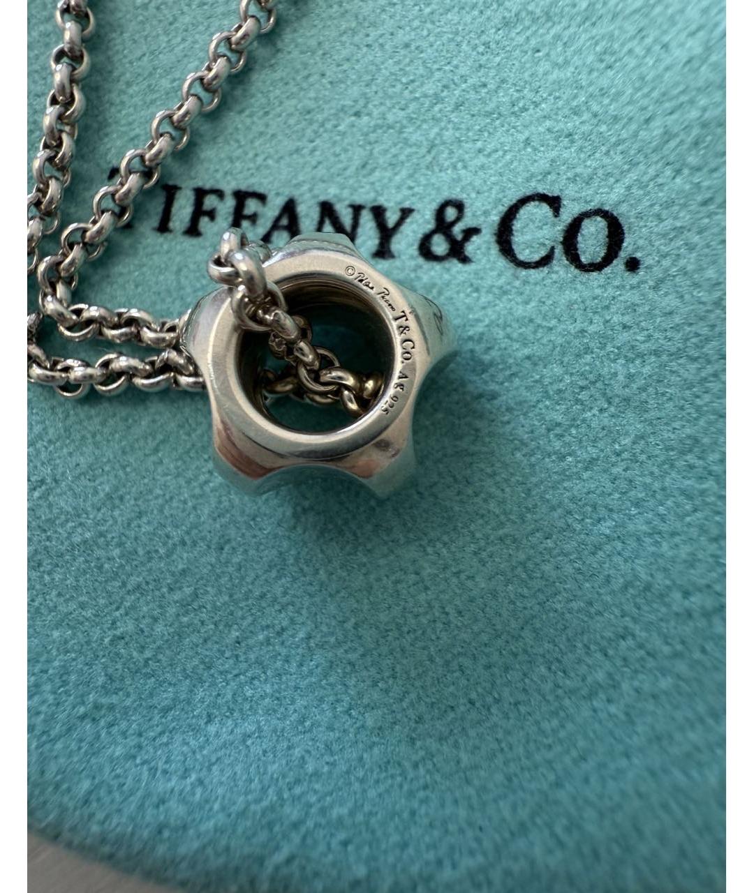 TIFFANY&CO Белое серебряное колье, фото 3